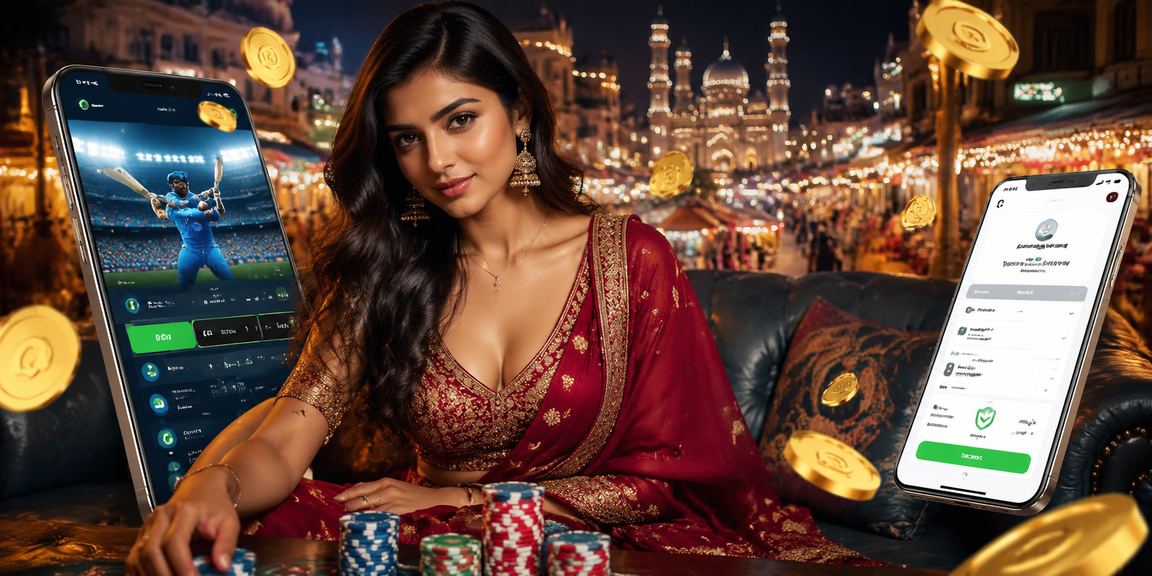 Excited player checking lottery results on mobile in India